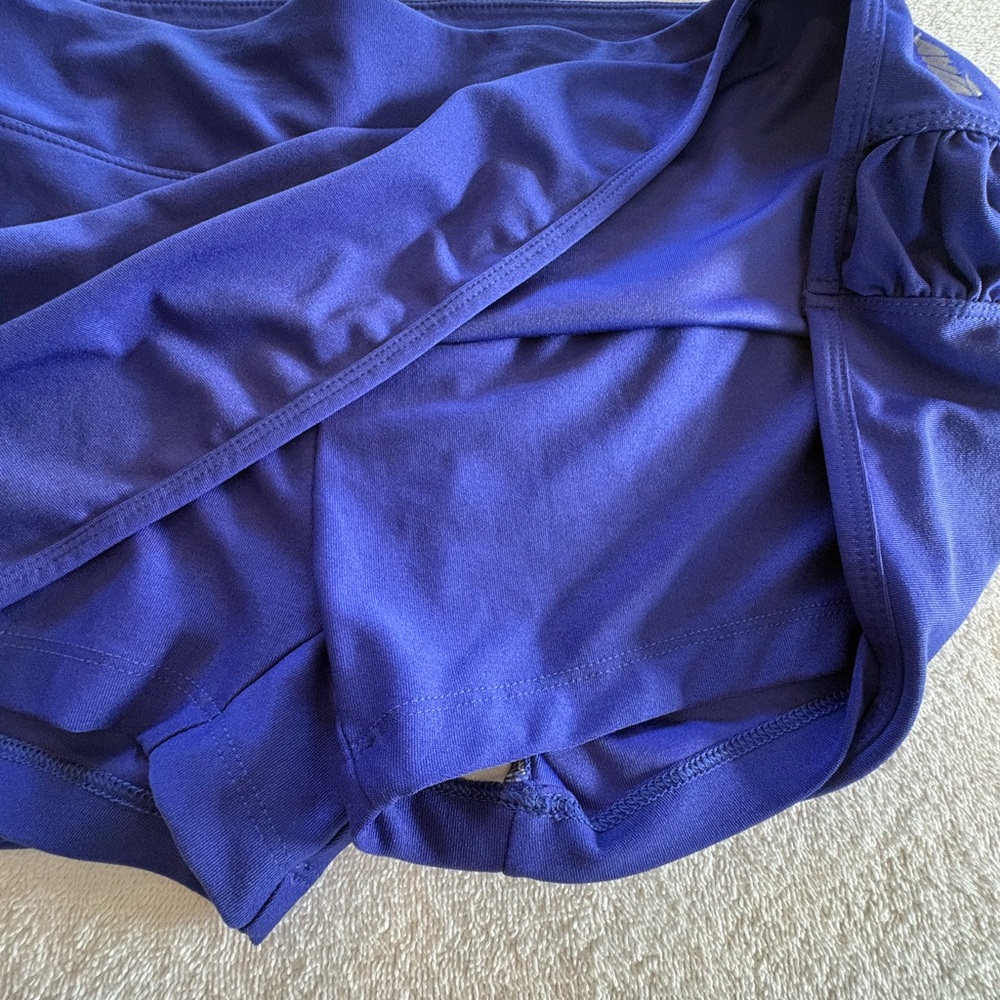 Avia Purple Ruched Athletic Skirt Skort Size M - Picture 5 of 9